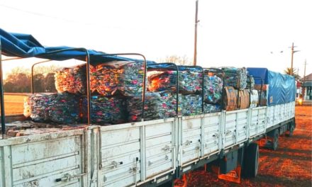 Sampacho superó las 9 toneladas de material reciclado