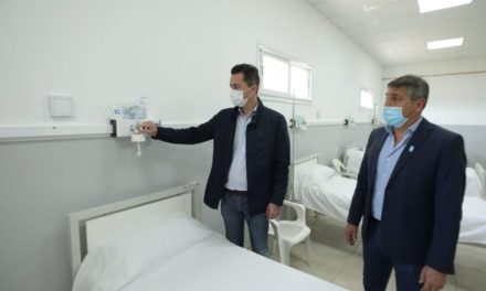 Calvo inauguró obras en los hospitales de Morteros y Arroyito