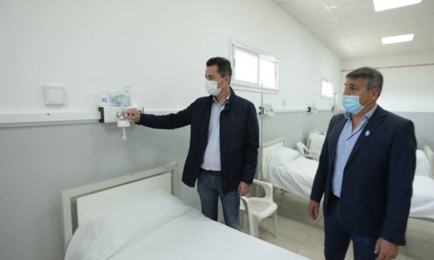 Calvo inauguró obras en los hospitales de Morteros y Arroyito