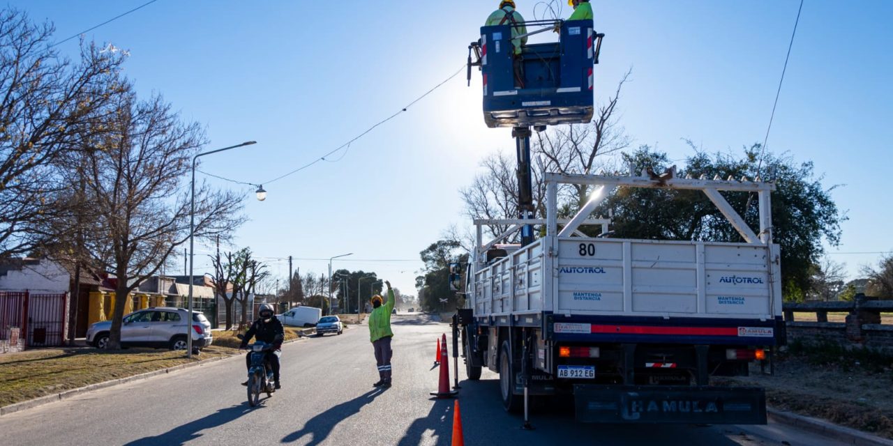 Río Cuarto: se invirtieron más de 6 millones en luminarias led para la calle Payró