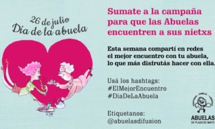 Abuelas de Plaza de Mayó lanzó la campaña #ElMejorEncuentro por el #DíadelaAbuela