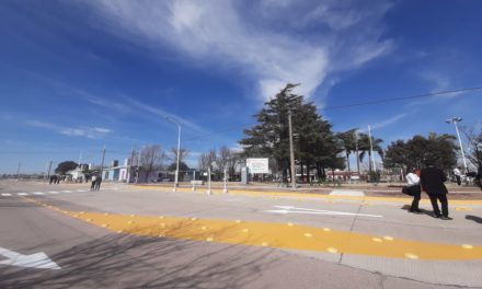 General Deheza: se inauguró la obra de Pavimentación en calle La Rioja