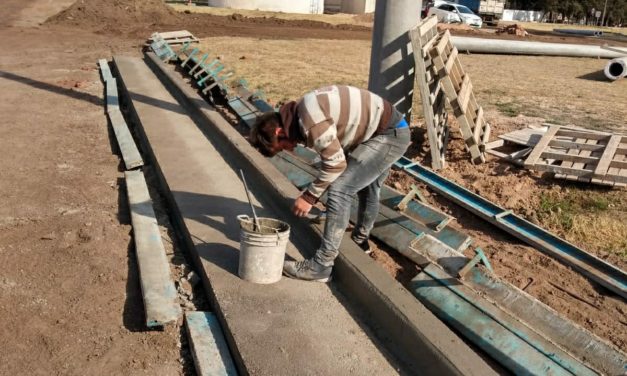 Bulnes: se puso en marcha la obra de cordón cuneta y badenes