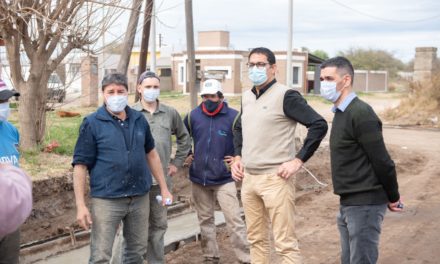 Villa Nueva: Graglia recorrió las obras públicas que se están ejecutando