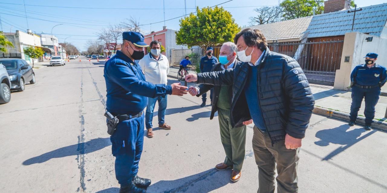 Adelia María incorporó un móvil policial