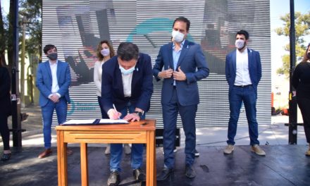 Villa María: Gill y Rosso firmaron un convenio para la pavimentación del Boulevard Alvear