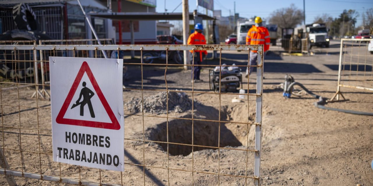 Río Cuarto: avanzan los trabajos para dotar de cloacas a 12 barrios de Banda Norte