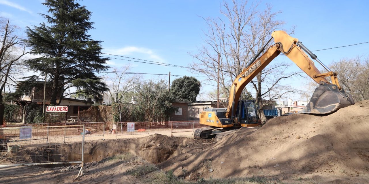 Avanza la ejecución de redes cloacales en Río Cuarto