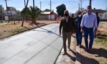 Villa María: Avanza la obra que llevará pavimento al 100% de barrio La Calera