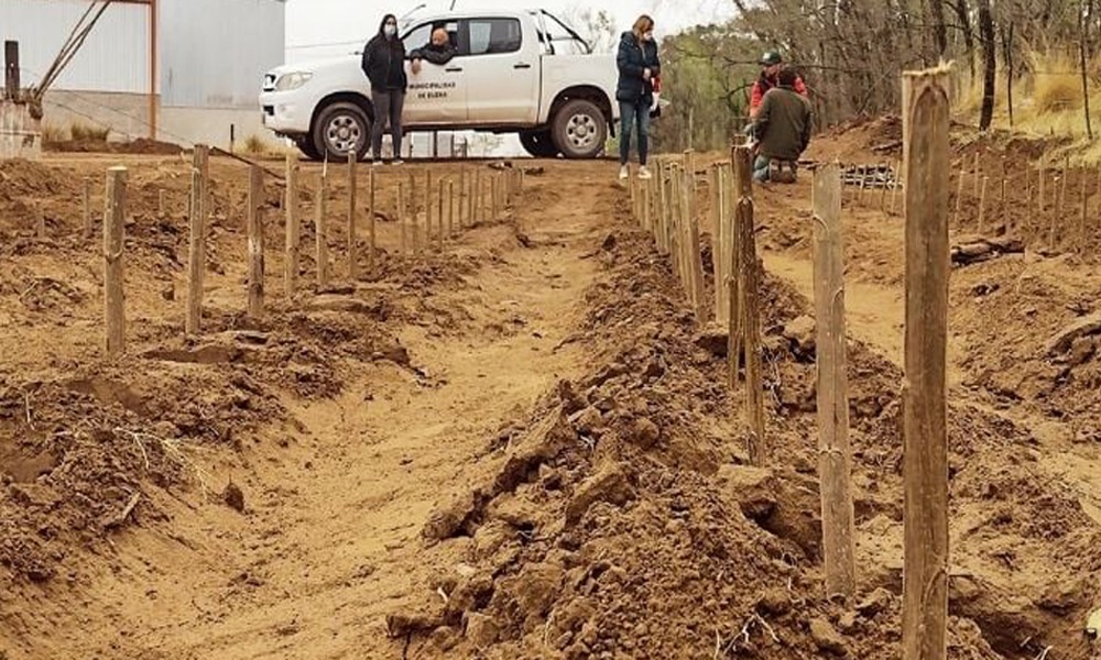 Elena: comenzó la construcción del Vivero Municipal