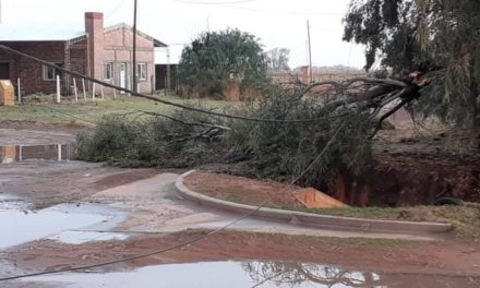 Huinca Renancó: la Provincia puso a disposición ayuda tras el temporal