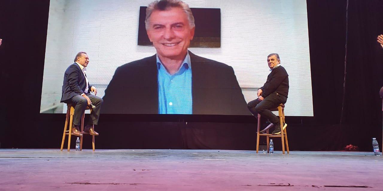 Mario Negri y Gustavo Santos cerraron la campaña junto a Macri, vía Zoom