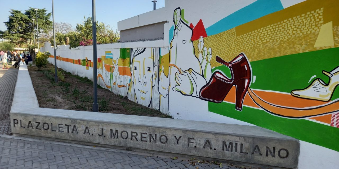 Villa María: se inauguró la obra de la Plazoleta Amadeo Justo Moreno y Fabián Alberto Milano