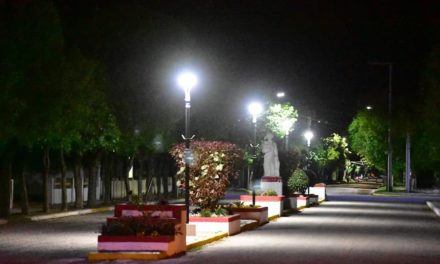 La Cautiva: nuevas luminarias led y avances en obras públicas