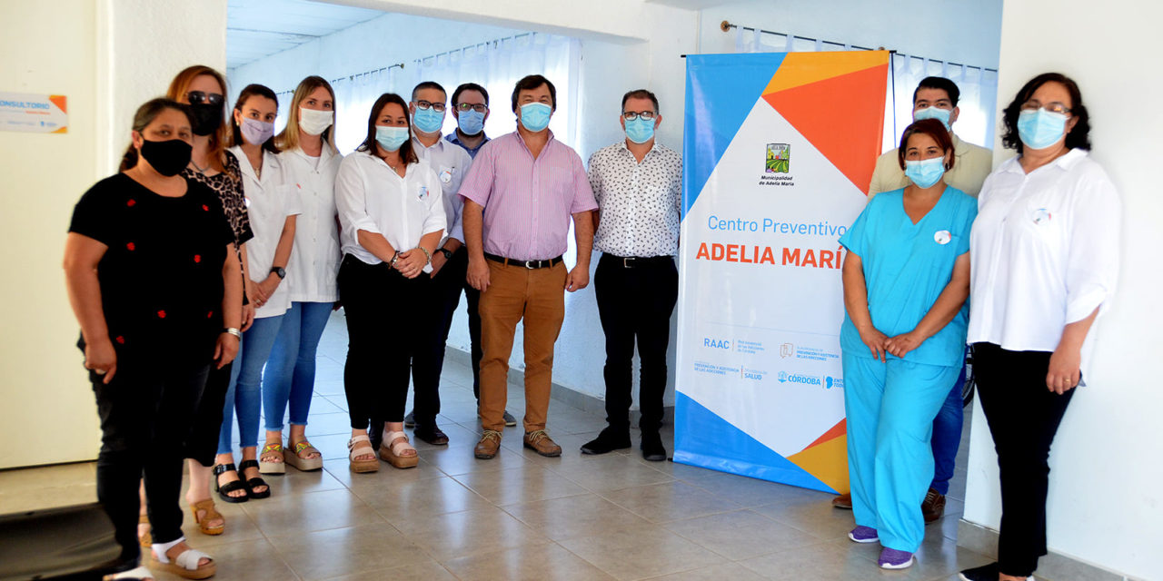 Adelia María: el Centro Preventivo de Adicciones recibió la visita de autoridades provinciales