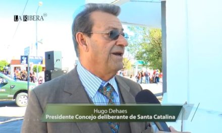 Pesar por la muerte de Hugo De Haes presidente del Concejo Deliberante de Holmberg