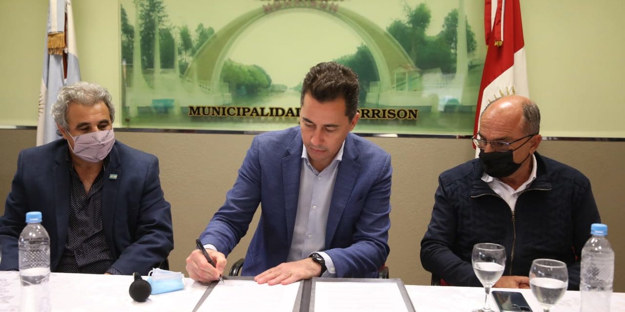 Manuel Calvo visitó localidades del departamento Unión