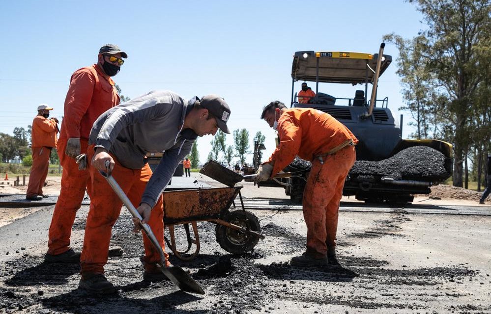 Laboulaye: la obra de la Circunvalación a la ciudad registra un avance del 78%