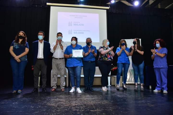 Villa María homenajeó al equipo de Salud y personal que brinda su asistencia en la pandemia