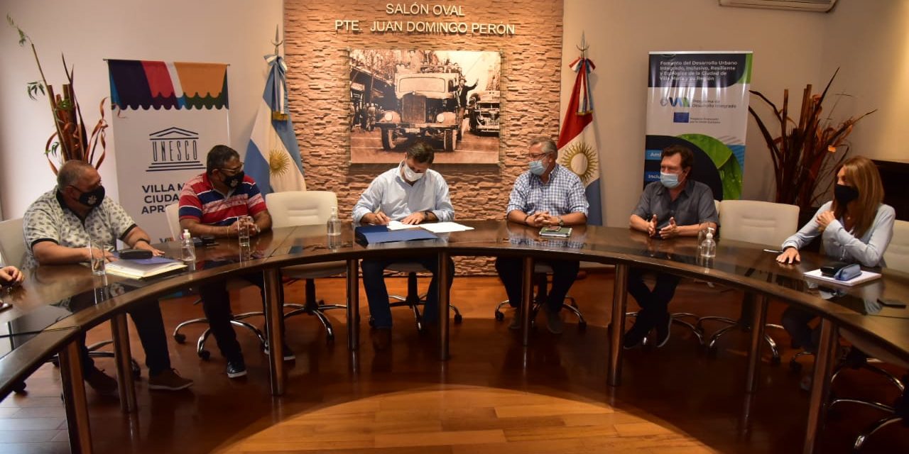 Villa María: el municipio firmó con el SUOEM el acuerdo alcanzado en el marco de la mesa paritaria