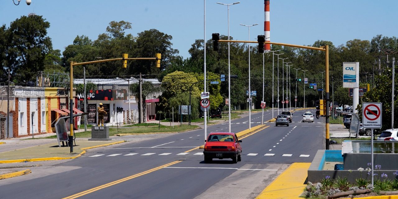 Villa Nueva: concluyó la obra de rehabilitación de la Avenida Carranza