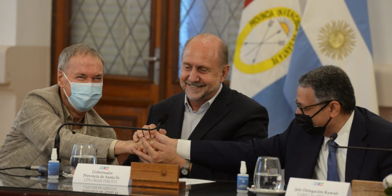 Schiaretti y Perotti firmaron el acuerdo para la obra del acueducto interprovincial Santa Fe-Córdoba