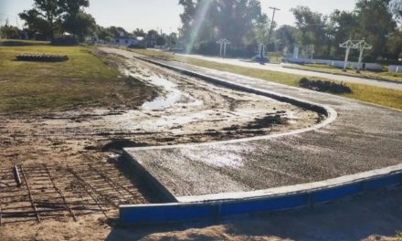 Bulnes: inicio la construcción de la ciclovía en el predio del Ferrocarril