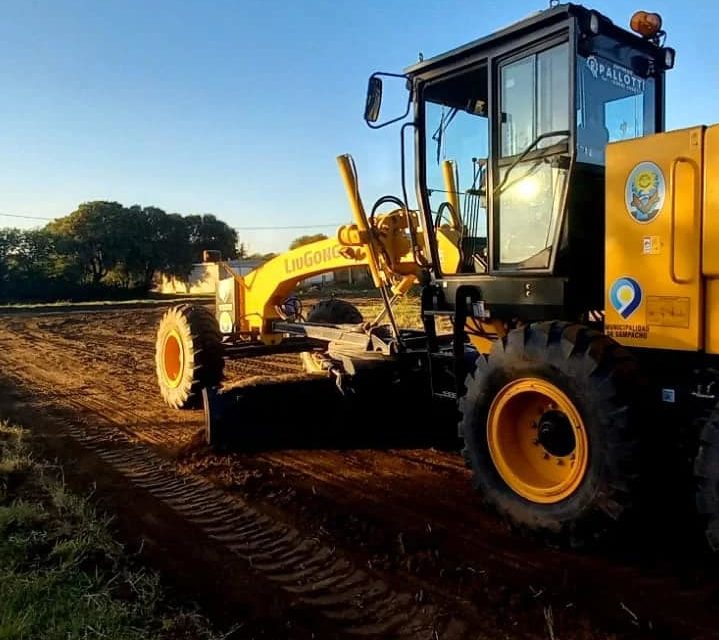 Sampacho: avanzan los trabajos para la construcción de Viviendas Semilla