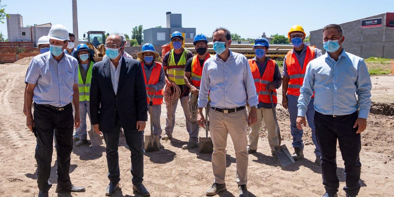 Río Cuarto: avanzan los desagües del sur y las cloacas en Banda Norte