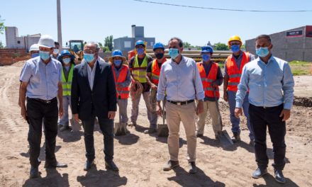 Río Cuarto: avanzan los desagües del sur y las cloacas en Banda Norte