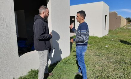 Villa Nueva: supervisaron el avance de obra en viviendas de “El Vallecito”