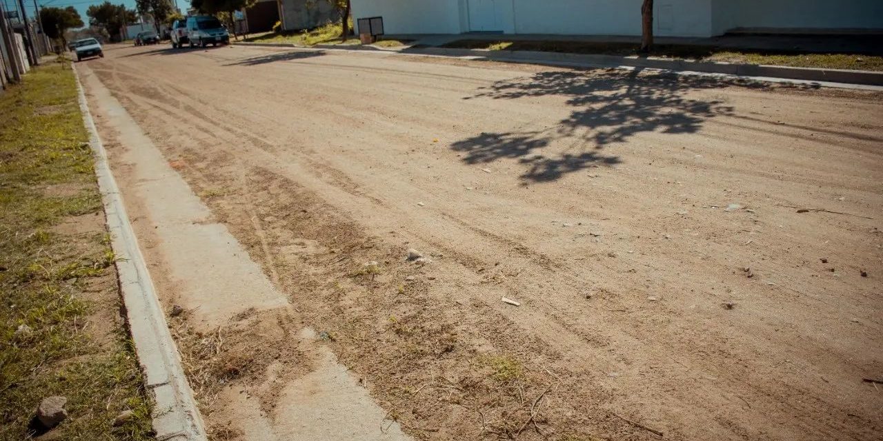 Río Tercero: Finalizó la obra de cordón cuneta en Barrio Castagnino