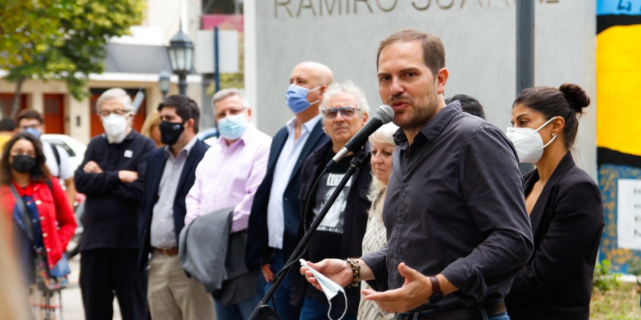 Villa María: se inauguró la plazoleta Ramiro Suárez, con un mural alusivo al Día Nacional de la Memoria