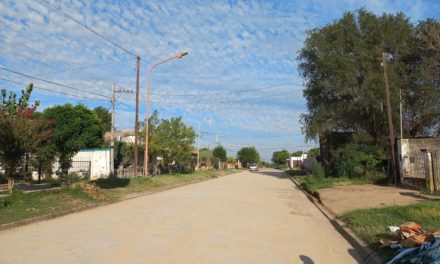 Villa Huidobro: se habilitó la obra de adoquinado en la calle Belgrano