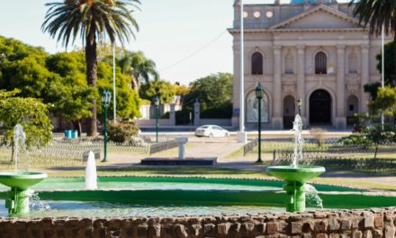 Villa María: El municipio refuncionalizó la fuente de agua de la Plaza San Martín