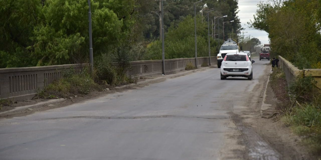 Gill gestionó ante Vialidad Provincial la ampliación del puente carretero en el trayecto de ruta provincial 2