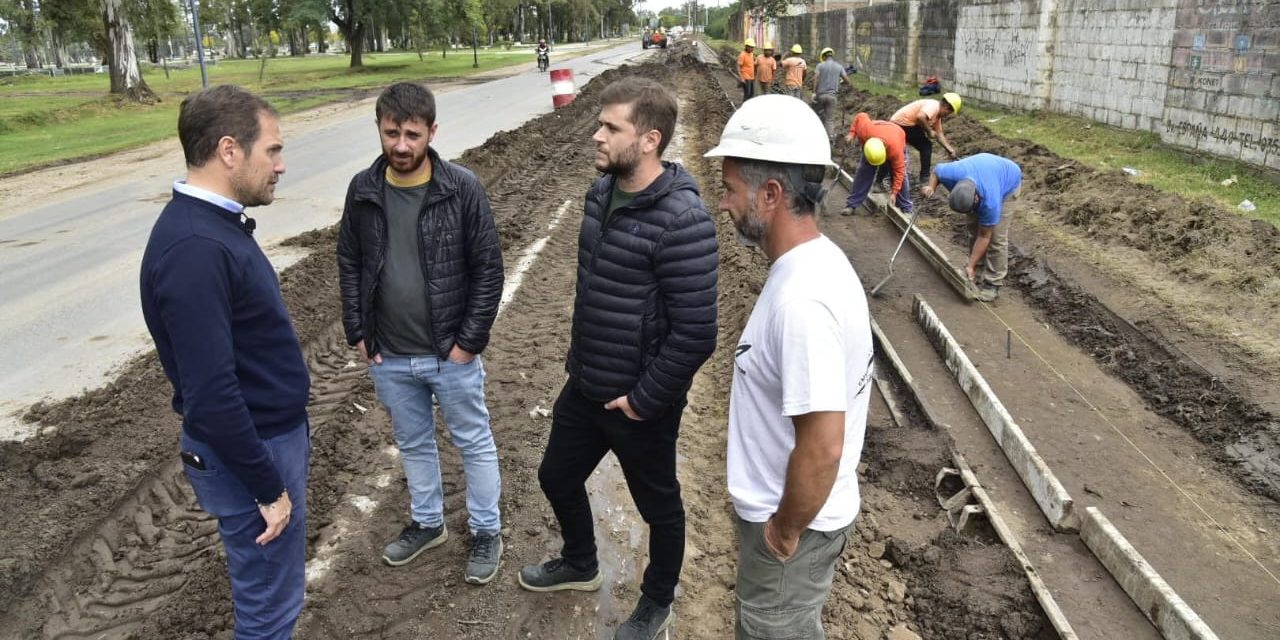 Villa María: avanzan las obras que facilitarán la circulación en el acceso norte a la ciudad