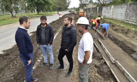 Villa María: avanzan las obras que facilitarán la circulación en el acceso norte a la ciudad