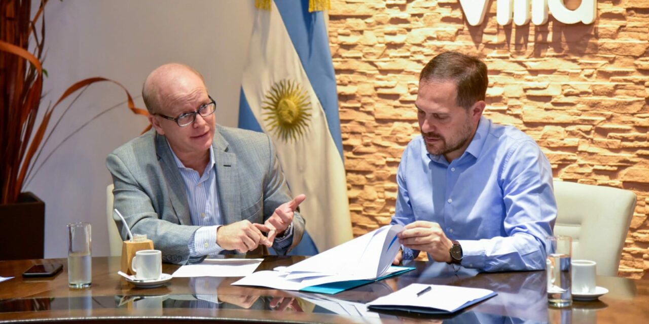 Gill recibió a Luis Contingiani, secretario de Alimentos de la Nación