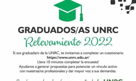 UNRC: Convocatoria para graduados a participar de un relevamiento informativo
