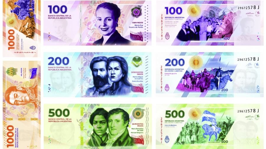 Próceres y heroínas por animales, los nuevos protagonistas de los billetes