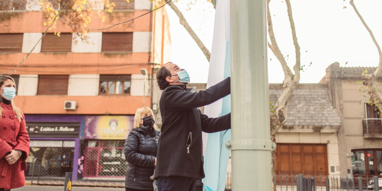 Día de la Bandera: el Intendente Llamosas encabezó los actos oficiales en Río Cuarto