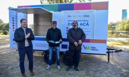 Villa María: el municipio incorporó un Punto Limpio Móvil