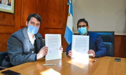 Sampacho: Suárez firmó un convenio con el Ministro de Salud de Córdoba