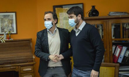 Llamosas y Suárez firmaron un convenio de cooperación mutua en la localidad de Sampacho