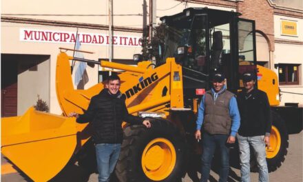 Italó: El Municipio adquirió una nueva Pala Cargadora