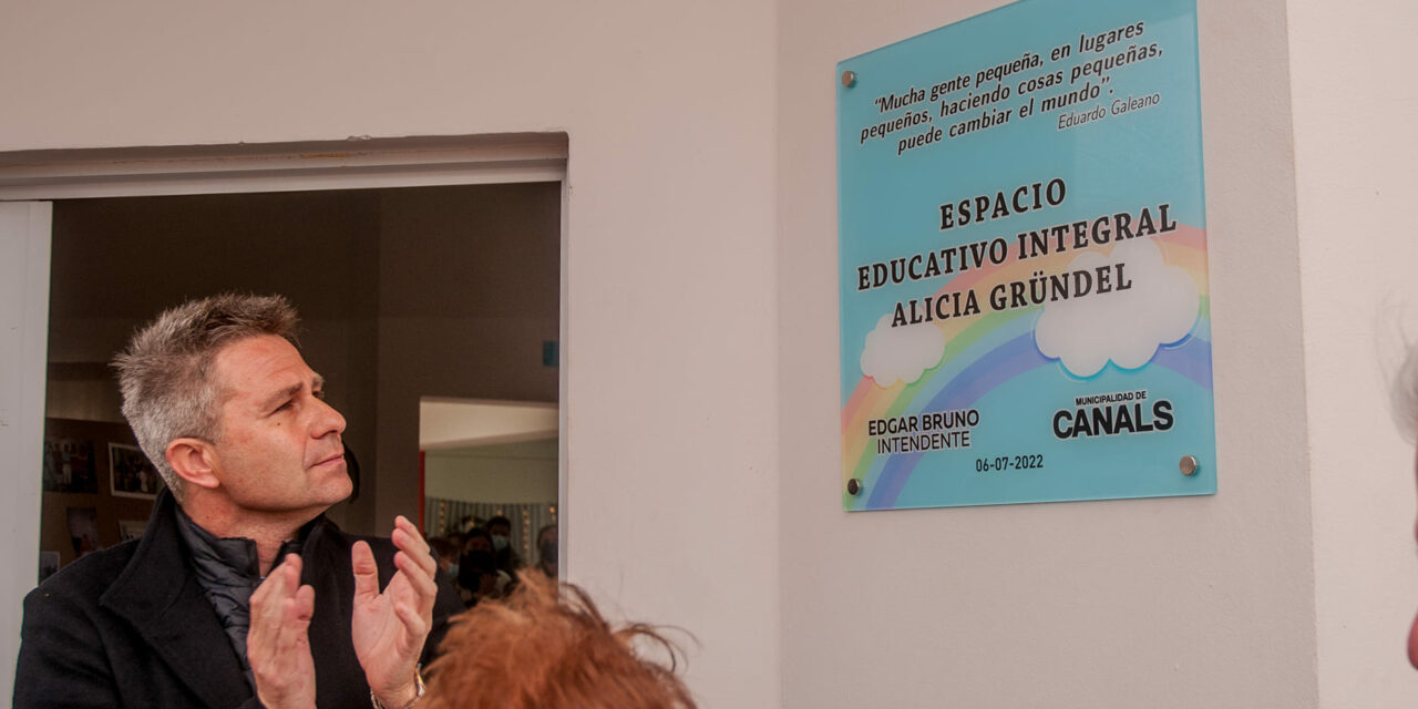 El Municipio de Canals homenajeó a la docente “Alicia Susana Gründel”