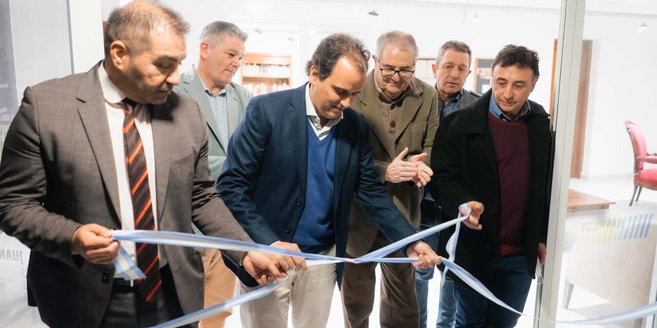 Río Cuarto: Llamosas inauguró la nueva Biblioteca Juan Filloy