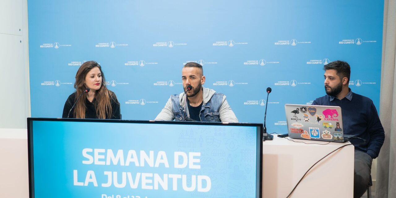 Río Cuarto: Por primera vez se realizará la Semana de la Juventud en la ciudad