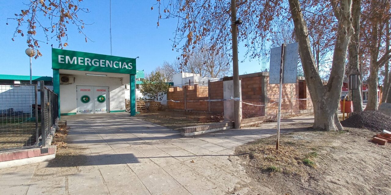 Berrotarán: avanza la obra de ampliación del Hospital Municipal